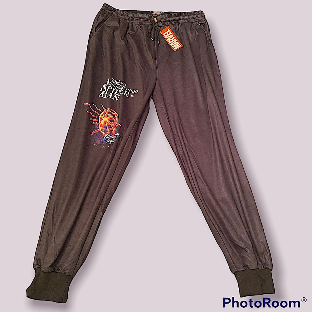 Marvel Spider-Man Black Silk Joggers